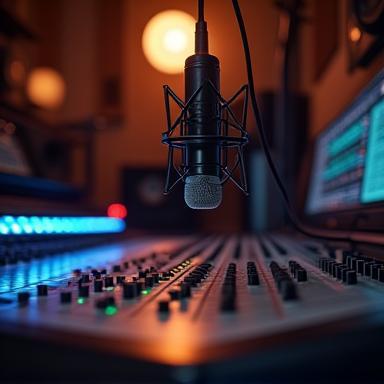 Podkast-produksjon i studio
